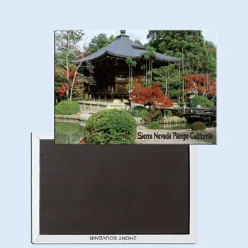 Seyahat Buzdolabı Mıknatısları 78 * 54mm, Seiryoji Tapınağı, Kyoto, Japonya Seyahat Sert Buzdolabı Mıknatısları 24990