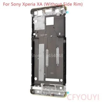 Sony Xperia XA Için 5 adet/grup Orta Orta Çerçeve Plaka Ön Kapak Konut Kapak LCD Çerçeve Çerçeve Konut Yedek Parçalar