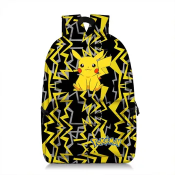 Sıcak Anime Pokemon çocuk okul sırt çantası saklama çantası Kawaii Pikachu Charmander Anime Bebek Seyahat Çantası Erkek Kız noel hediyesi