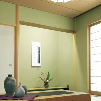 Tatami duvar kağıdı yeşil düz renk ve oda Japon dekoratif duvar kağıdı yatak odası restoran Japon tarzı toz yeşil çay