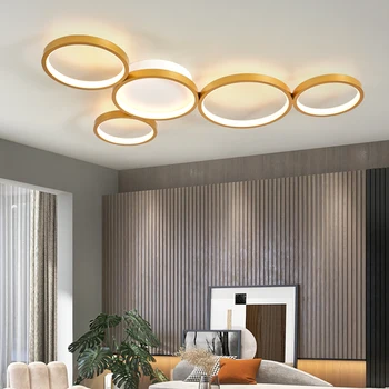 Yaratıcı Led tavan ışık oturma odası dekorasyon yatak odası tavan lambası plafonnier led AC110V-220V led tavan ışıkları fikstür
