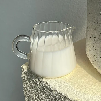 Yaratıcı Mini cam süt kupası ısıya dayanıklı Espresso kupa çok fonksiyonlu sirke sosu baharat fincan kahve kupaları
