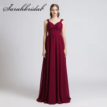 Zarif 2022 Dantel Şifon gelinlik modelleri Uzun Kolsuz Düğün Törenlerinde Kadınlar Vestidos Robe Demoiselle DHonneur 5616