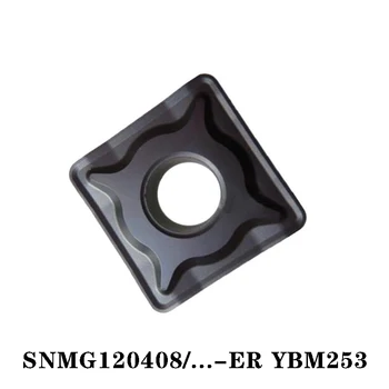 ZC 100 % Orijinal SNMG SNMG120408-ER SNMG120408-NM SNMG120416-15 Karbür İnsert Torna Kesiciler Yüksek Kalite 10 ADET