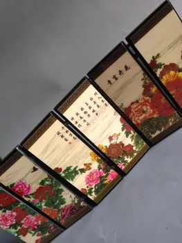 Çin çift kullanımlı lake (blossoming servet) kalemlik ekran el yapımı ev ofis kalemlik ekran dekorasyon