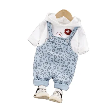 Çocuk Moda Giyim Yeni Bahar Sonbahar Bebek Erkek Kız Karikatür Hoodies Pantolon 2 adet / takım Çocuk Bebek Kostüm Toddler Spor