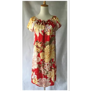 Ücretsiz kargo 100 % Saf Dut Çiçek İpek Gecelik Temel Kıyafeti Yumuşak Pijama Cilt Bakımı için yaz elbisesi Renkli