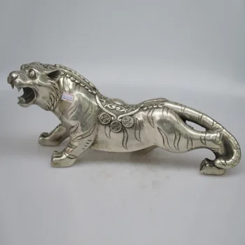 Ücretsiz kargo koleksiyonu Tibet gümüş heykel aslan aslan heykel butik trompet Griffin heykel çok tarzı tasarım