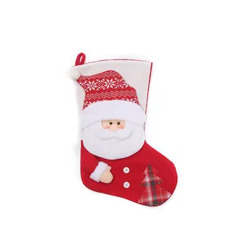 Şeker Çorap Üç Boyutlu Yaşlı Şeker Çorap Kokusuz Noel Çorap Noel Ağacı Dekorasyon Kolye